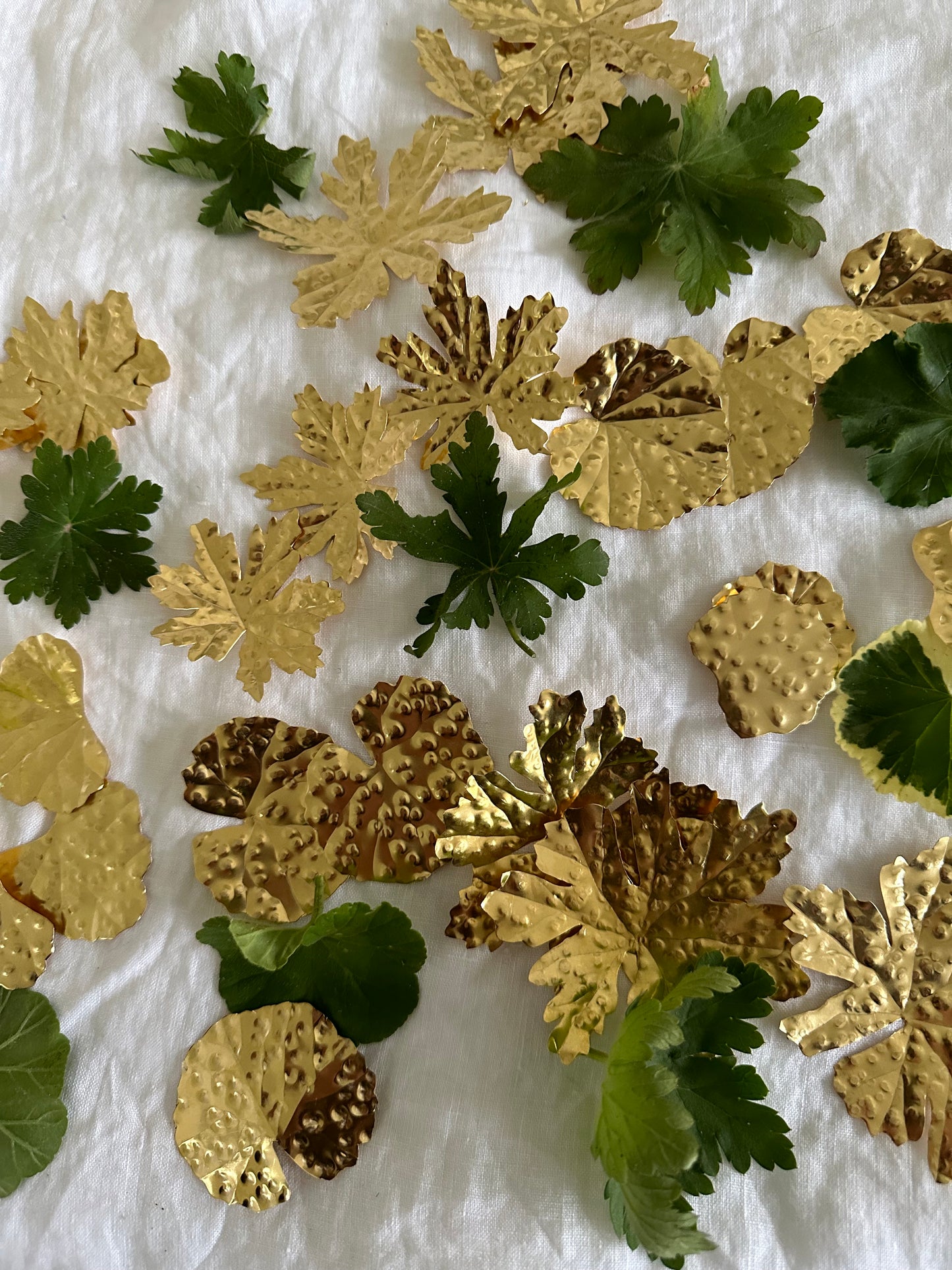 WORKSHOP - BRASS LEAF WREATH