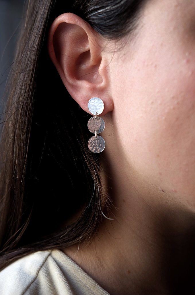 THREE MOONS EARRINGS