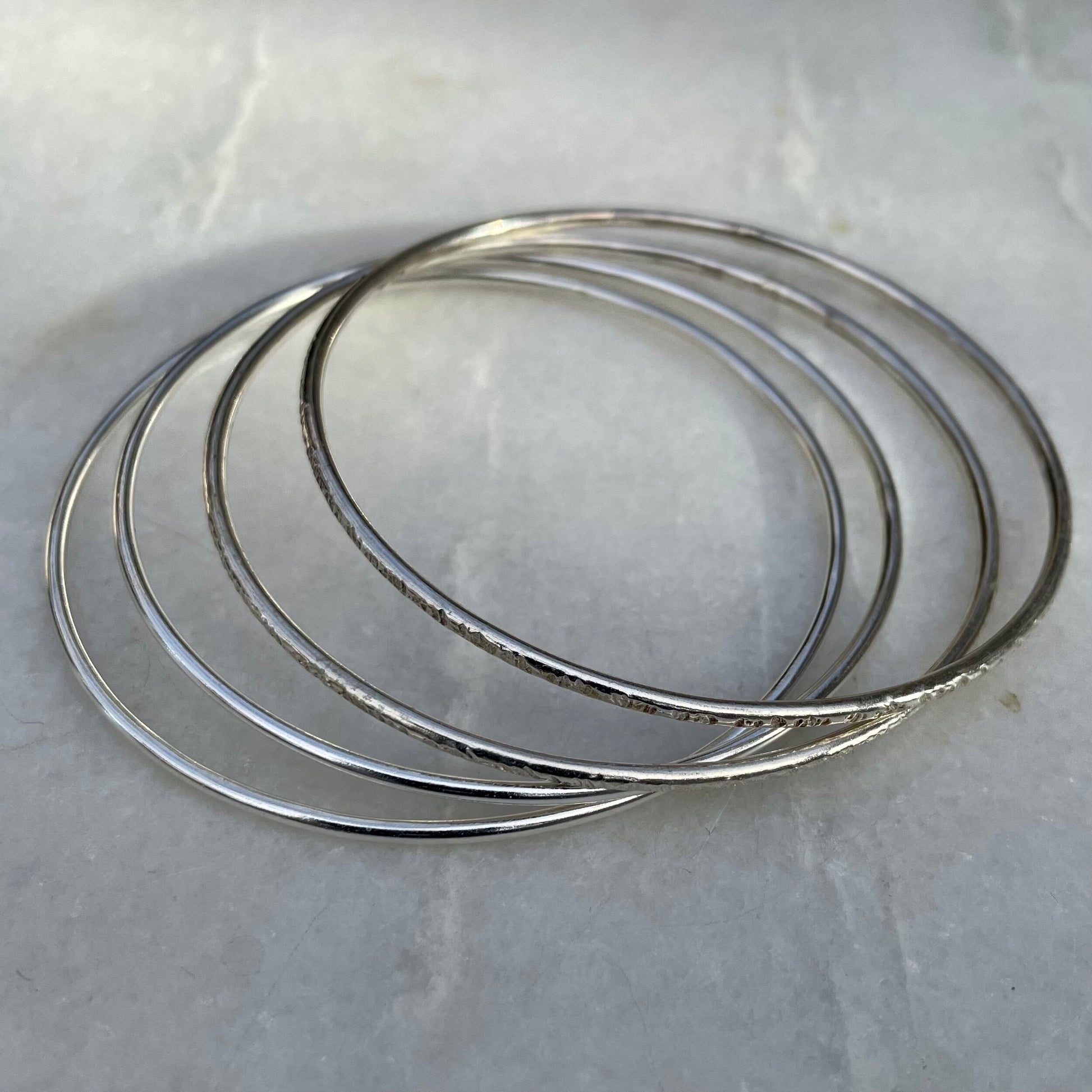 Plain Bangle: a handmade strong and sturdy but pretty bangle.