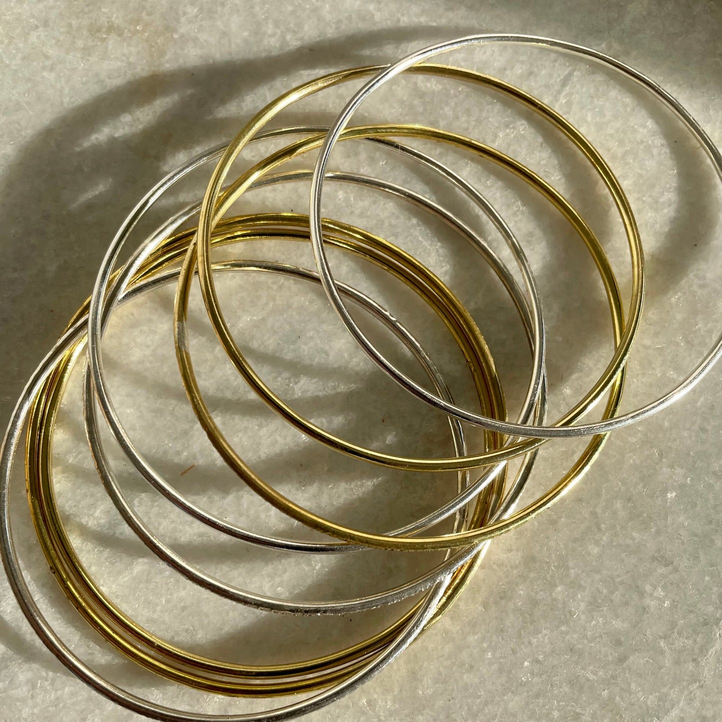 Plain Bangle: a handmade strong and sturdy but pretty bangle.