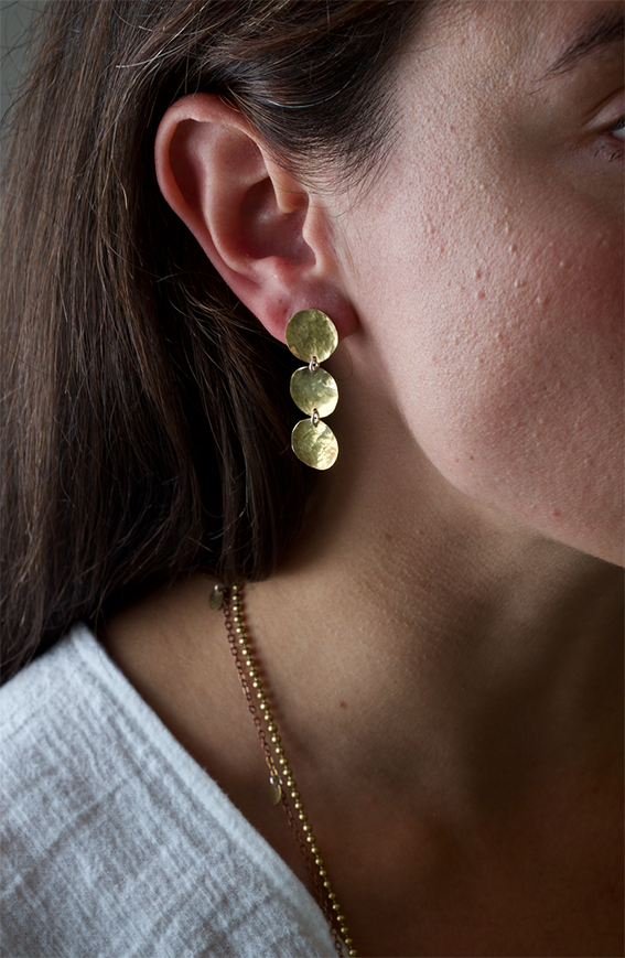 THREE SUNS EARRINGS